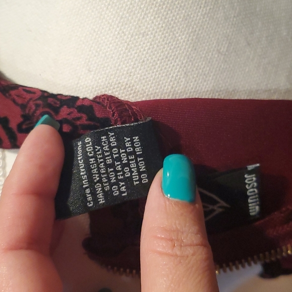 Windsor burgundy / black dress NWT - Picture 11 of 11